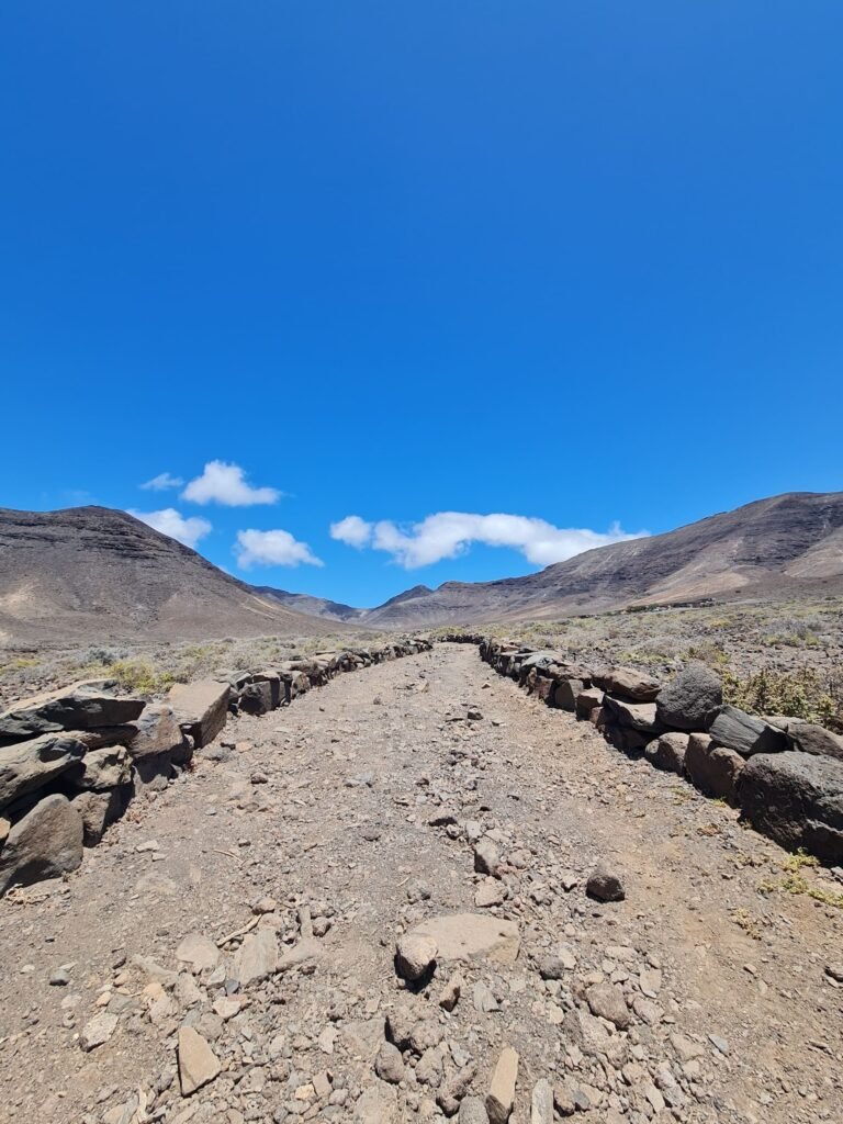 Inicio de la ruta a Cofete