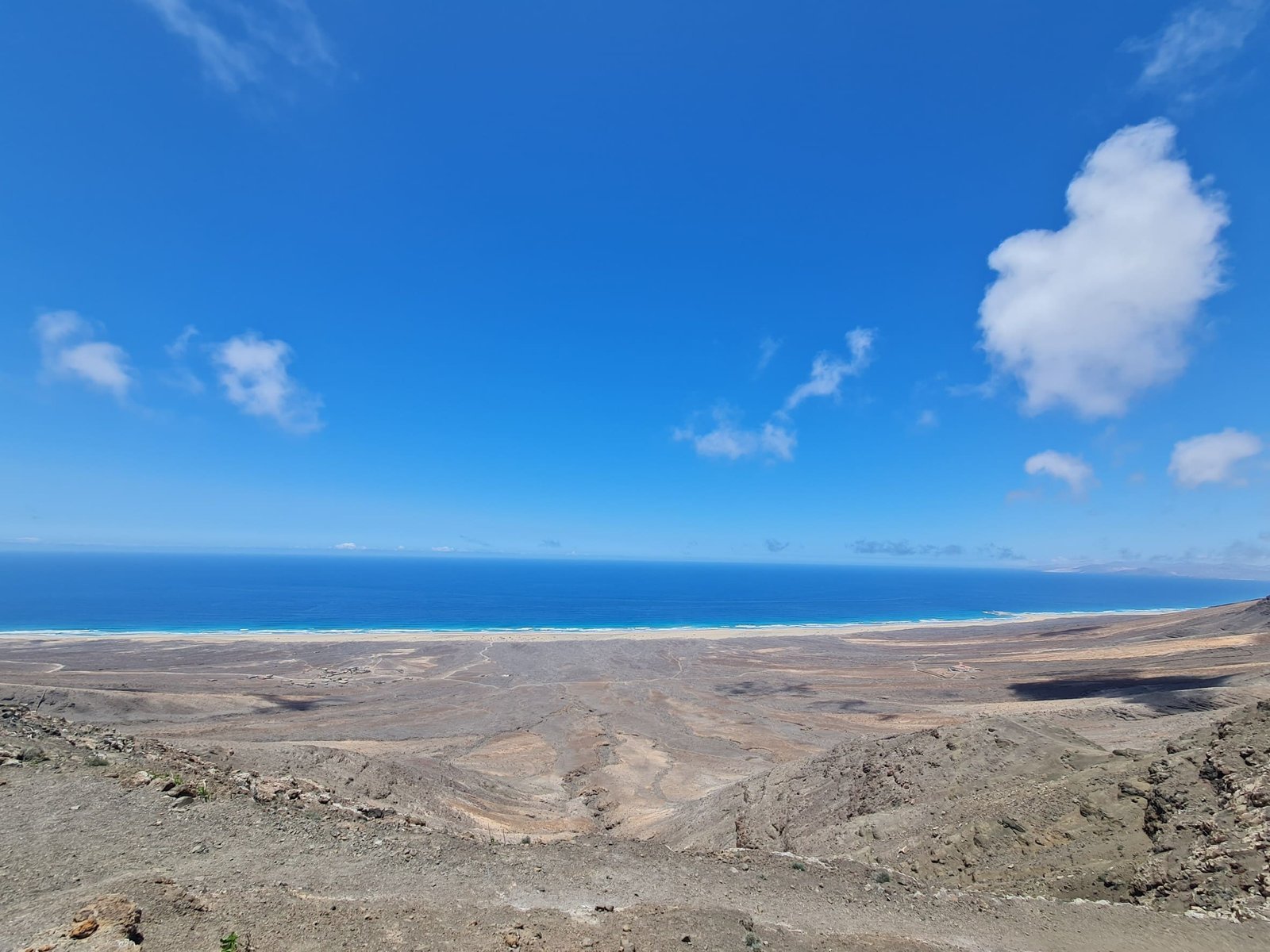 Vista de la Playa de Cofete.